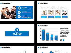 藍色項目展示公司介紹商業(yè)計劃書ppt模板下載 77.23mb 營銷ppt大全 商務通用ppt